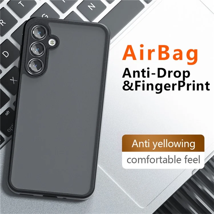 Custodia per Samsung Galaxy A16 5G / 4G a prova di caduta, cover posteriore opaca in TPU + PC
