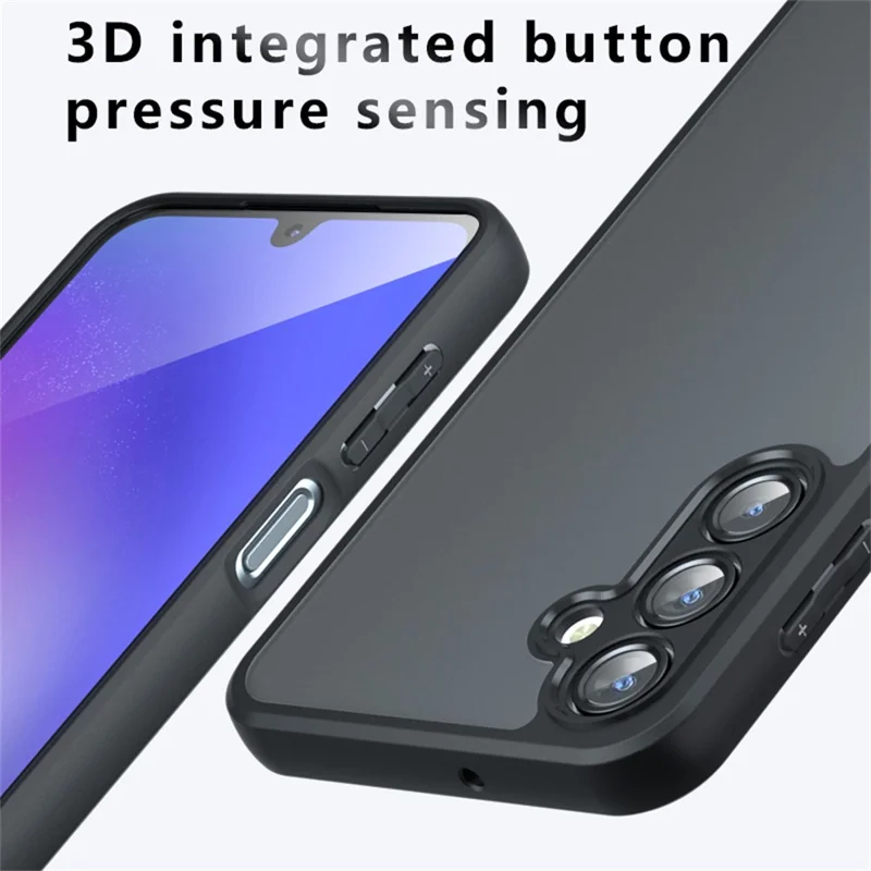 Funda para Samsung Galaxy S24 FE a prueba de caídas, cubierta trasera mate de TPU + PC