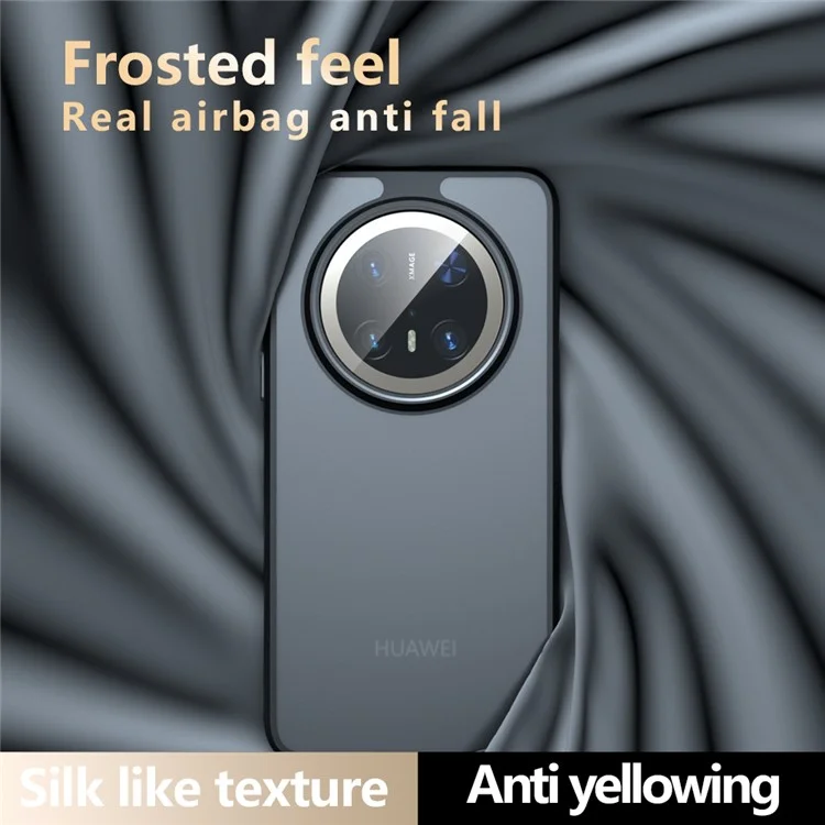 Custodia per Huawei Mate 70 Pro a prova di caduta, cover posteriore opaca in TPU + PC
