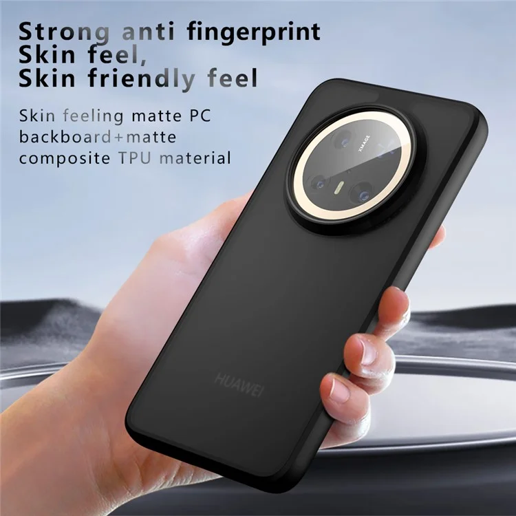 Custodia per Huawei Mate 70 Pro a prova di caduta, cover posteriore opaca in TPU + PC