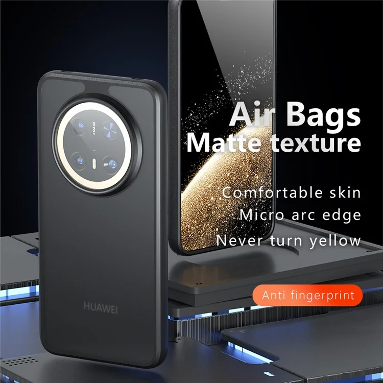 Custodia per Huawei Mate 70 Pro a prova di caduta, cover posteriore opaca in TPU + PC