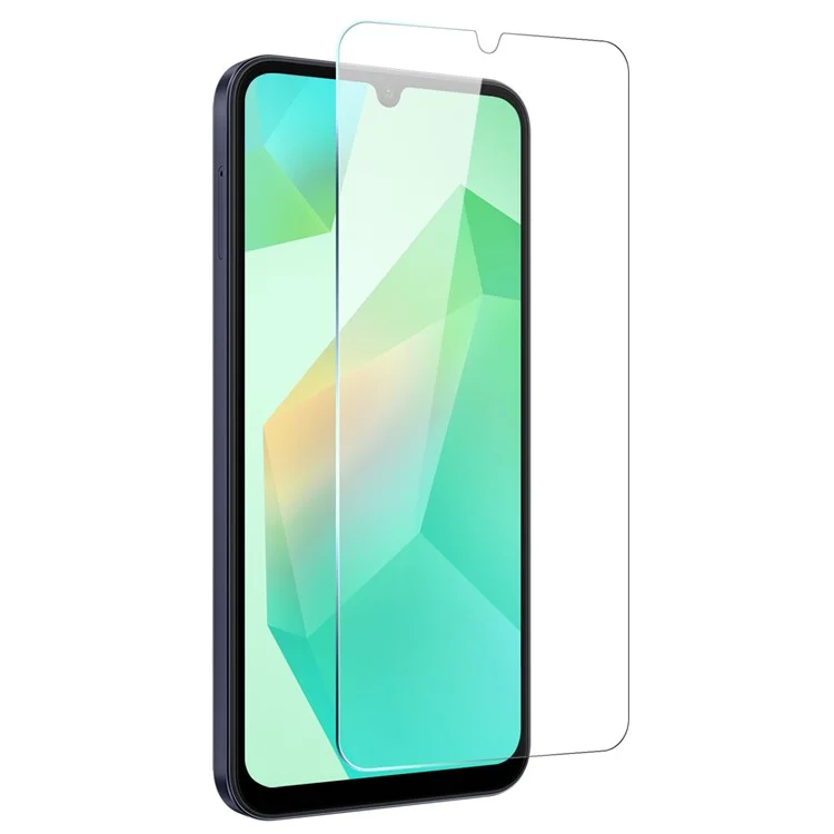 NORTHJO Для Samsung Galaxy A26 5G Прозрачный чехол Мягкий ТПУ Чехол для телефона с закаленным стеклянным экраном Защитник