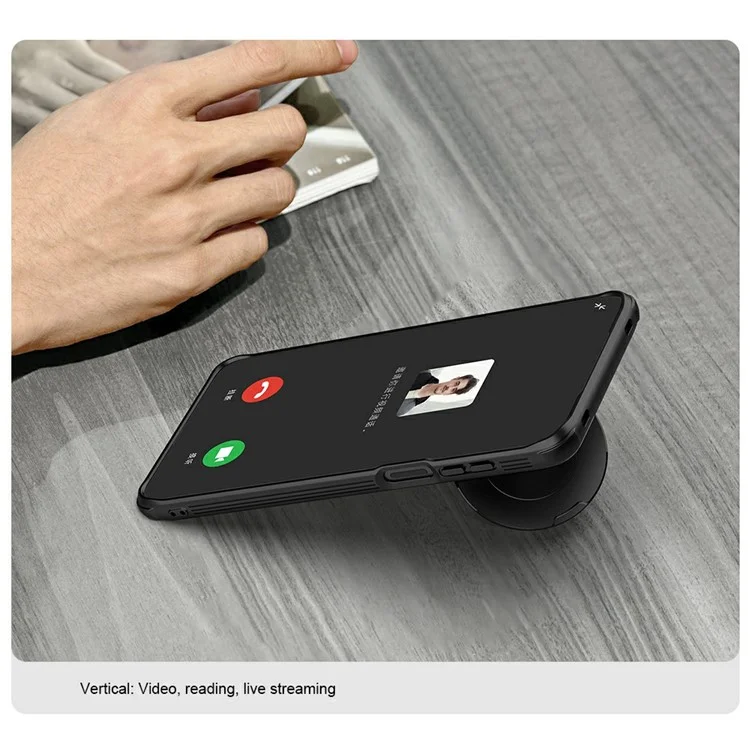 Étui NILLKIN Camshield Prop Series pour Huawei Mate 70 Pro+ / Mate 70 Pro compatible avec MagSafe Housse de téléphone en TPU+PC avec curseur pour caméra