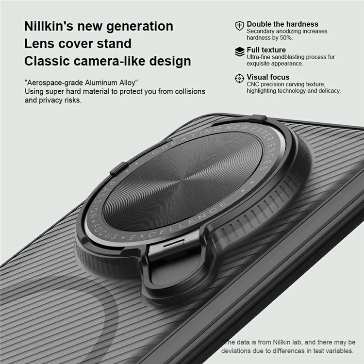 Étui NILLKIN Camshield Prop Series pour Huawei Mate 70 Pro+ / Mate 70 Pro compatible avec MagSafe Housse de téléphone en TPU+PC avec curseur pour caméra