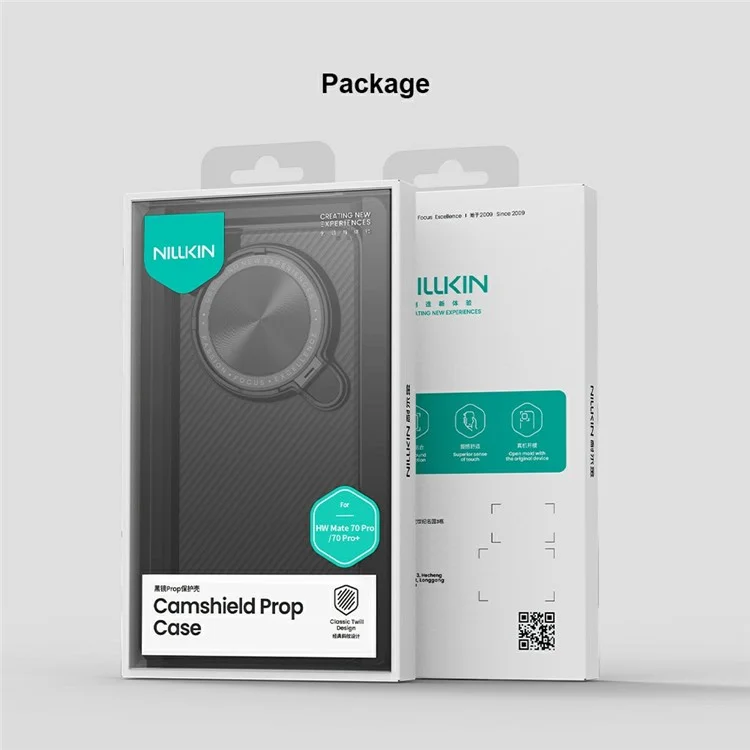 NILLKIN Camshield Prop Series para Huawei Mate 70 Pro+ / Mate 70 Pro Funda Translúcida Deslizante Protección de Cámara PC + Cubierta de Teléfono TPU