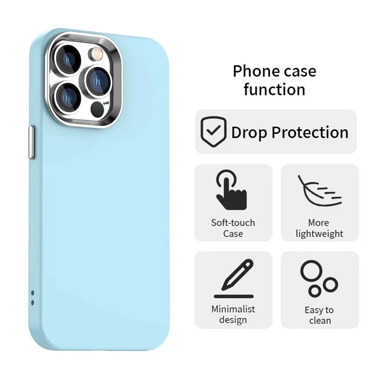 Coque pour iPhone 12 / 12 Pro en TPU + TPE avec protection anti-chute - Bleu