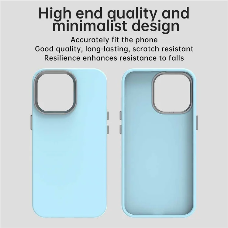 Coque pour iPhone 12 / 12 Pro en TPU + TPE avec protection anti-chute - Bleu