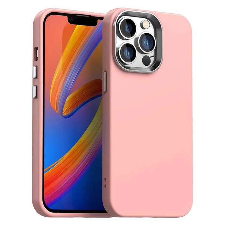 Coque pour iPhone 13 Pro en TPU + TPE avec protection anti-chute - Rose