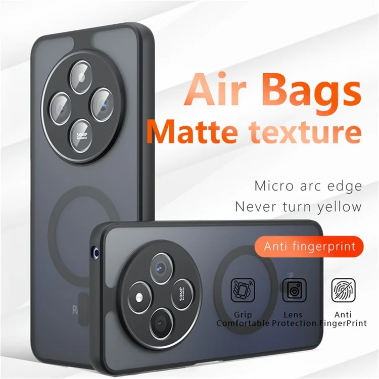 For Xiaomi Poco C75 4G / 14R 5G / 14C 4G Case Compatible with MagSafe TPU+PC Matte Phone Cover
