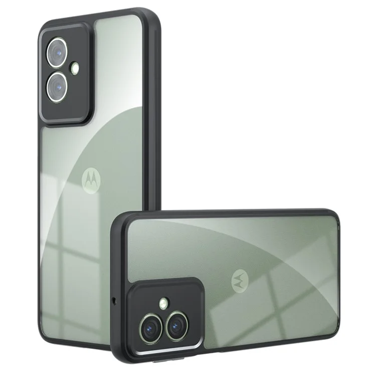 Funda para Motorola Moto G55 5G de TPU y PC, cubierta de teléfono transparente a prueba de golpes