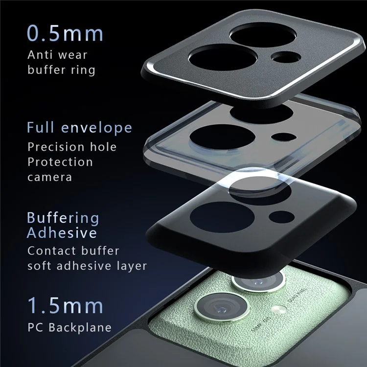 Funda para Motorola Moto G55 5G de TPU y PC, cubierta de teléfono transparente a prueba de golpes