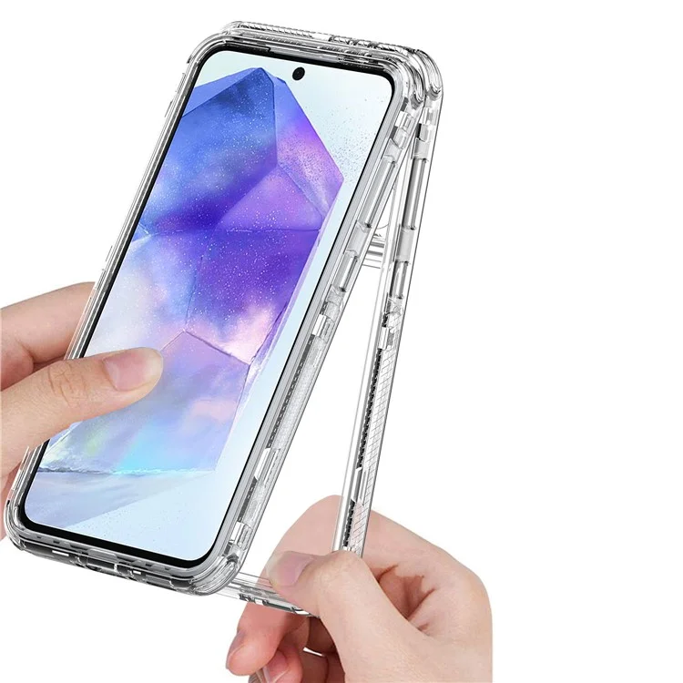 Custodia antigraffio in acrilico TPU trasparente per Samsung Galaxy A36 5G / A45