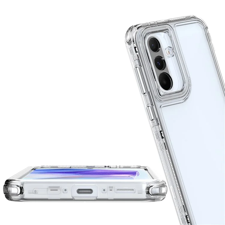 Custodia antigraffio in acrilico TPU trasparente per Samsung Galaxy A36 5G / A45