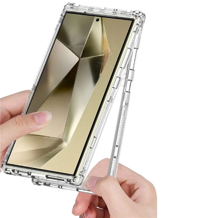 Coque de téléphone pour Samsung Galaxy S25 Ultra en acrylique TPU transparent