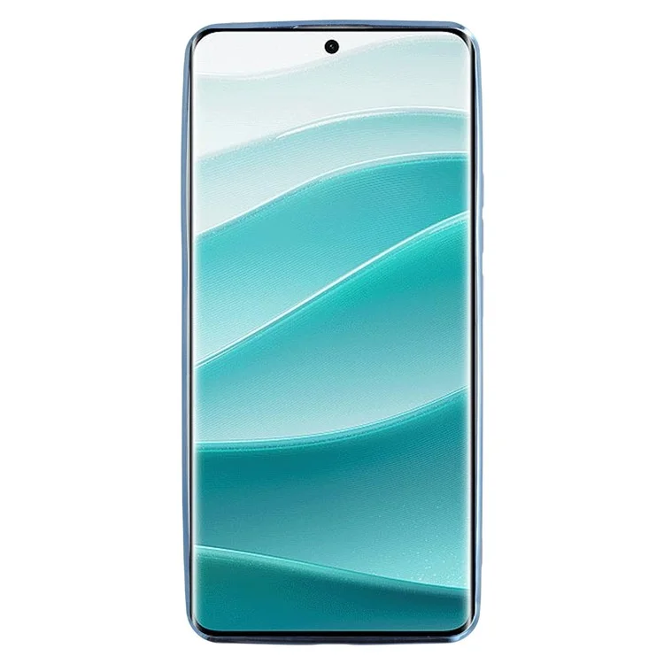 Custodia per Xiaomi Redmi Note 14 Pro 5G di KADEM, in TPU flessibile con fiore e sfumatura - Blu