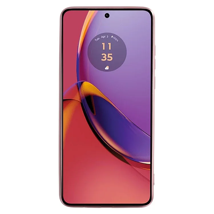 ЧЕХОЛ ДЛЯ MOTOROLA MOTO G84 5G С ЦВЕТОЧНЫМ УЗОРОМ ИЗ ТПУ, ГРАДИЕНТНЫЙ ЧЕХОЛ ДЛЯ ТЕЛЕФОНА С ШНУРКАМИ - РОЗОВОЕ ЗОЛОТО