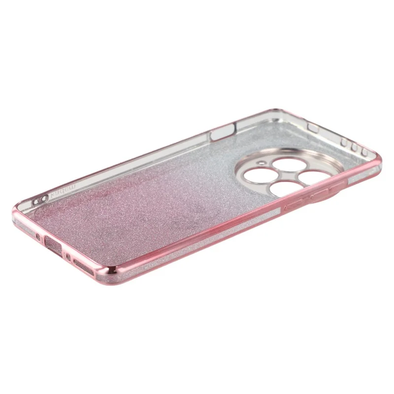 KADEM Custodia per OnePlus 13 Flower TPU Flessibile Gradient Phone Cover - Rose Gold
