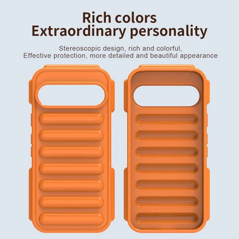 Für Google Pixel 9 / 9 Pro Hülle Schützende TPU-Handyhülle - Orange