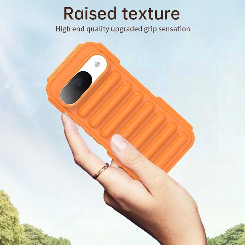 Für Google Pixel 9 / 9 Pro Hülle Schützende TPU-Handyhülle - Orange