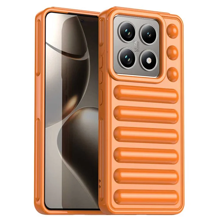 Für Xiaomi 14T Hülle Schützende TPU Handyhülle - Orange