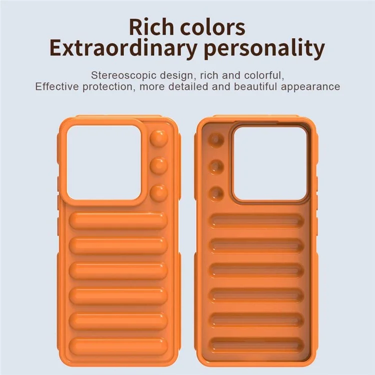 Für Xiaomi 14T Hülle Schützende TPU Handyhülle - Orange