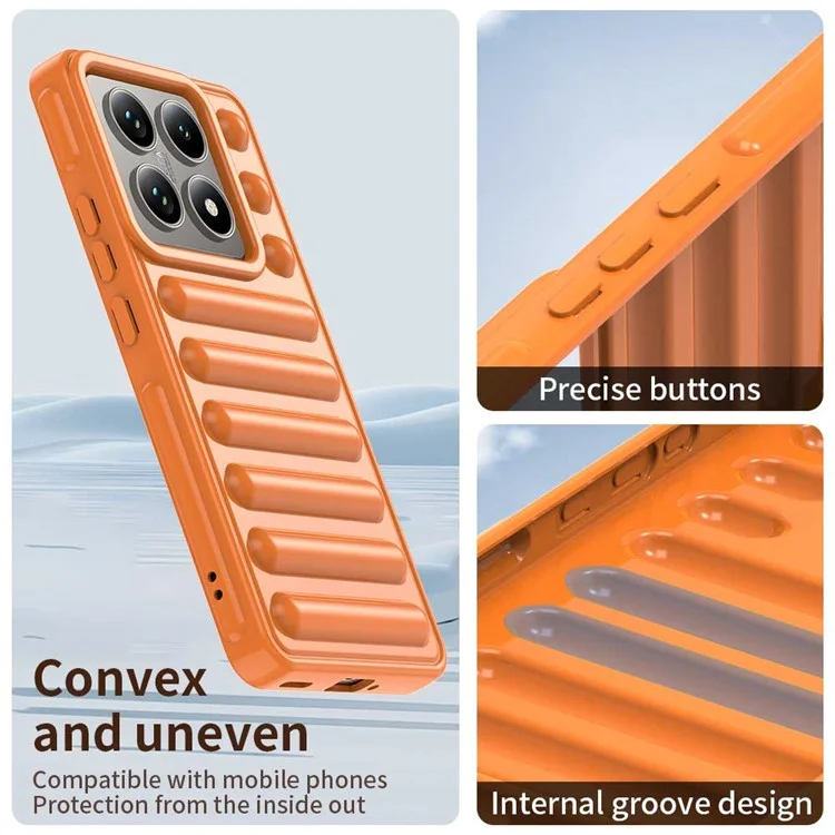 Für Xiaomi 14T Hülle Schützende TPU Handyhülle - Orange
