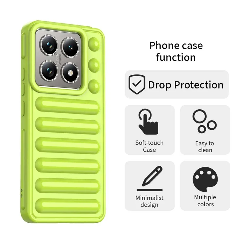 For Xiaomi 14T Case Protective TPU Phone Cover - Green