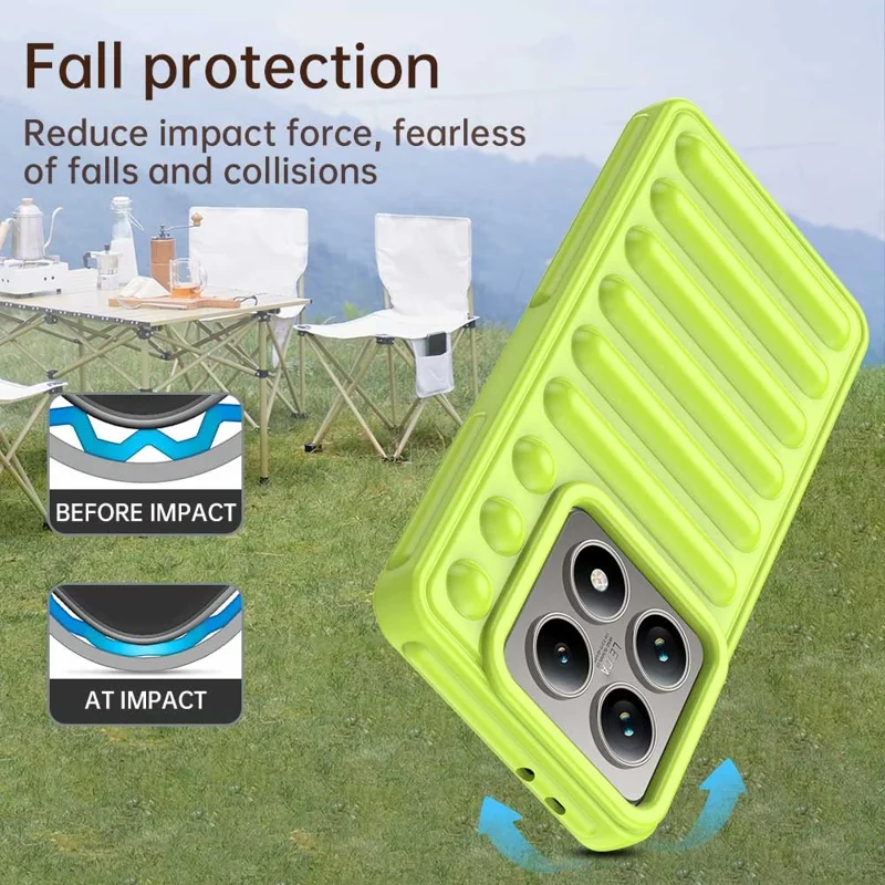 For Xiaomi 14T Case Protective TPU Phone Cover - Green