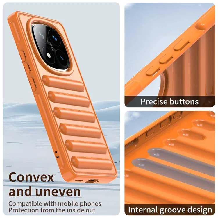 Custodia protettiva in TPU per Xiaomi Redmi Note 14 Pro+ 5G - Corallo