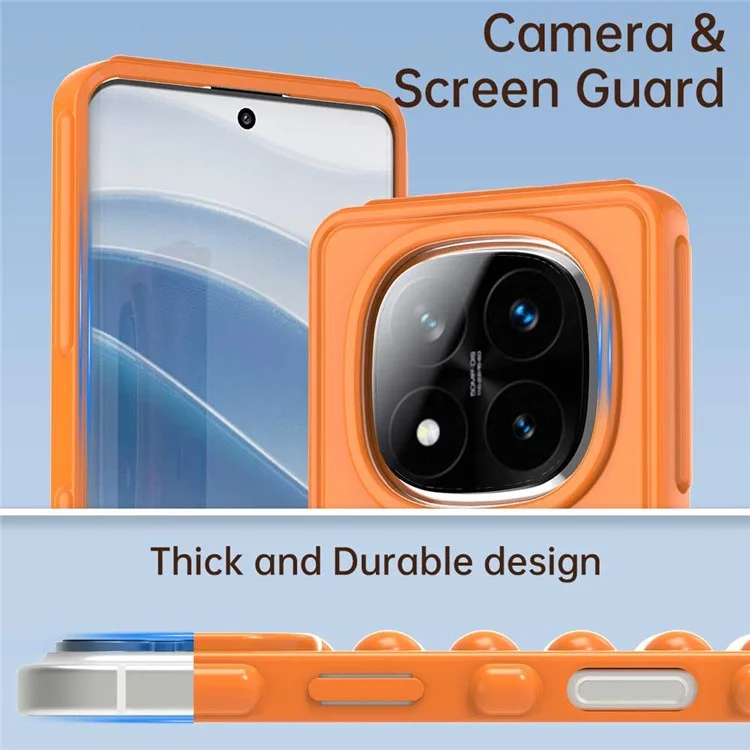 Custodia protettiva in TPU per Xiaomi Redmi Note 14 Pro+ 5G - Corallo