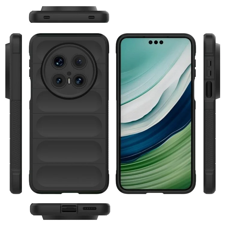 Coque de protection antichoc en TPU souple pour Huawei Mate 70 Pro+ / Mate 70 Pro - Noir