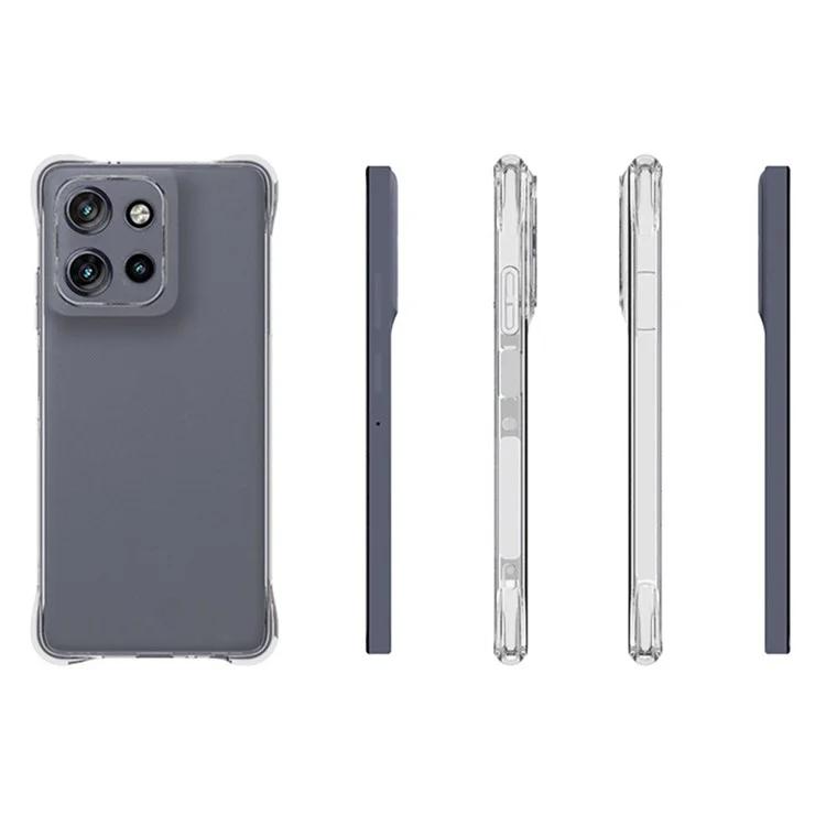Compra al por mayor de estuche de teléfono transparente a prueba de golpes y deslizamientos de TPU para Motorola Moto G Power (2025)