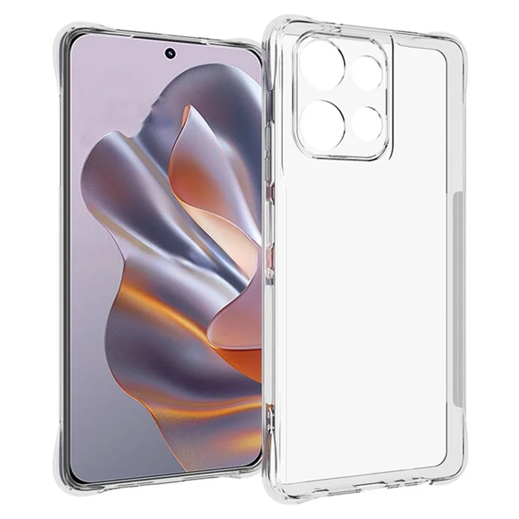Funda de teléfono TPU para Motorola Moto G Power (2025), cubierta de móvil transparente antideslizante