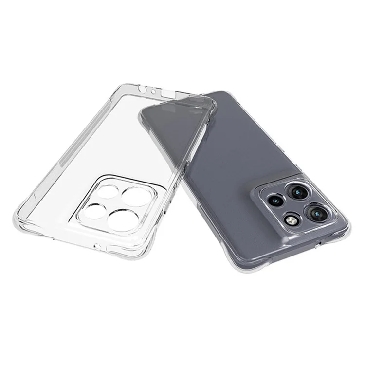 Funda de teléfono TPU para Motorola Moto G Power (2025), cubierta de móvil transparente antideslizante