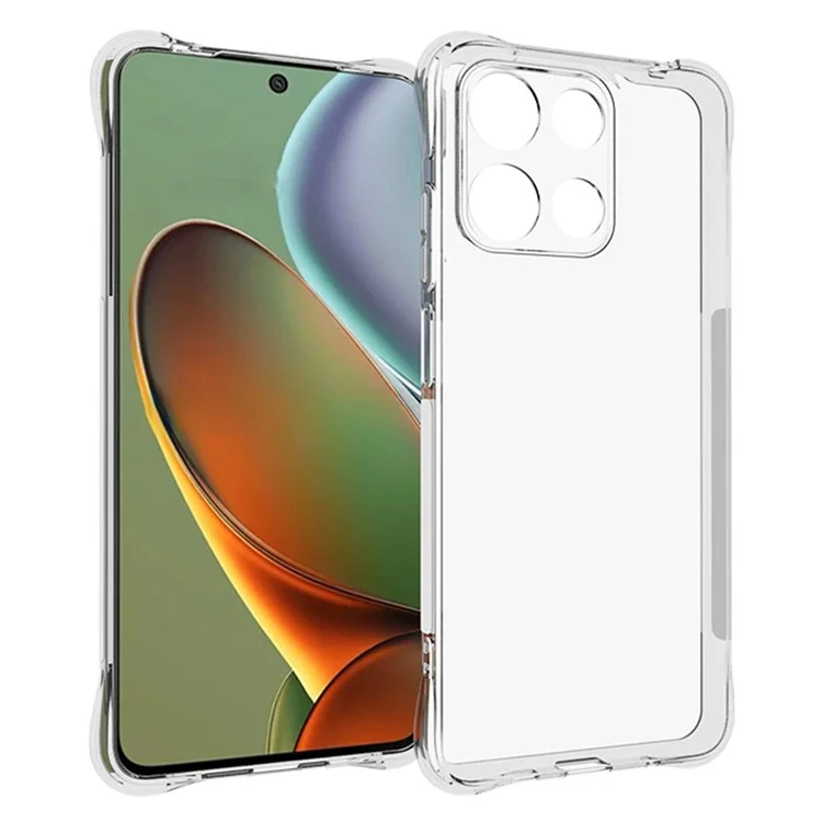 Compra al por mayor de funda de teléfono transparente antideslizante y a prueba de golpes de TPU para Motorola Moto G15 4G.
