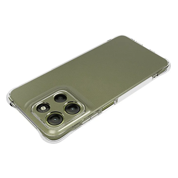 Compra al por mayor de funda de teléfono transparente antideslizante y a prueba de golpes de TPU para Motorola Moto G15 4G.