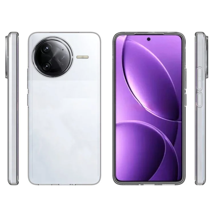 Achat groupé pour Xiaomi Redmi K80 Pro 5G, étui de protection transparent résistant aux marques, coque arrière en TPU.