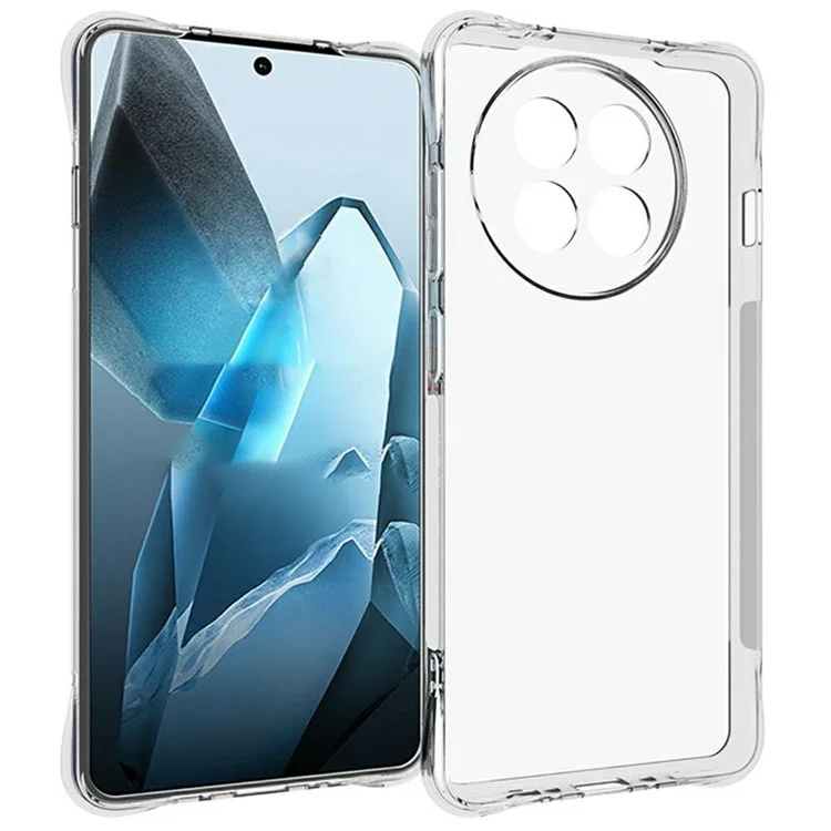 Funda de teléfono TPU antideslizante y transparente para OnePlus Ace 5 5G / Ace 5 Pro 5G