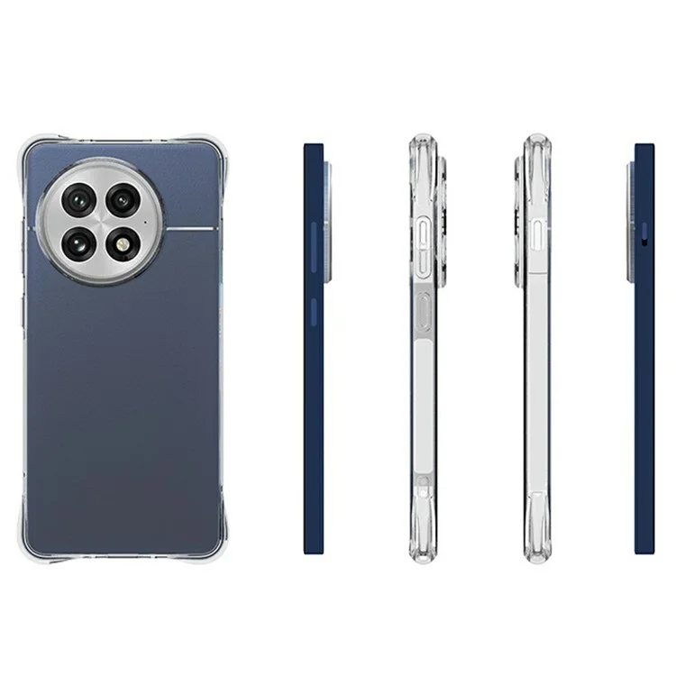 Funda de teléfono TPU antideslizante y transparente para OnePlus Ace 5 5G / Ace 5 Pro 5G
