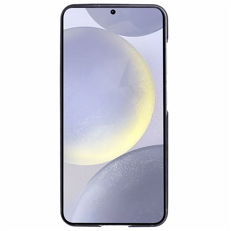 Магнитный чехол X-LEVEL для Samsung Galaxy S25, ультратонкий жесткий пластиковый чехол с текстурой под углеродное волокно - черный