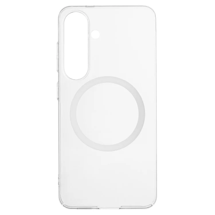 X-LEVEL For Samsung Galaxy S25 Magnetic Case Transparent Back Slim Hard PC Phone Cover - Transparent