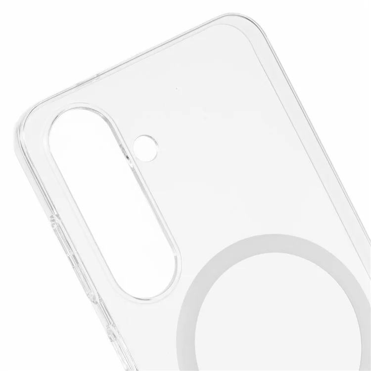 X-LEVEL For Samsung Galaxy S25 Magnetic Case Transparent Back Slim Hard PC Phone Cover - Transparent