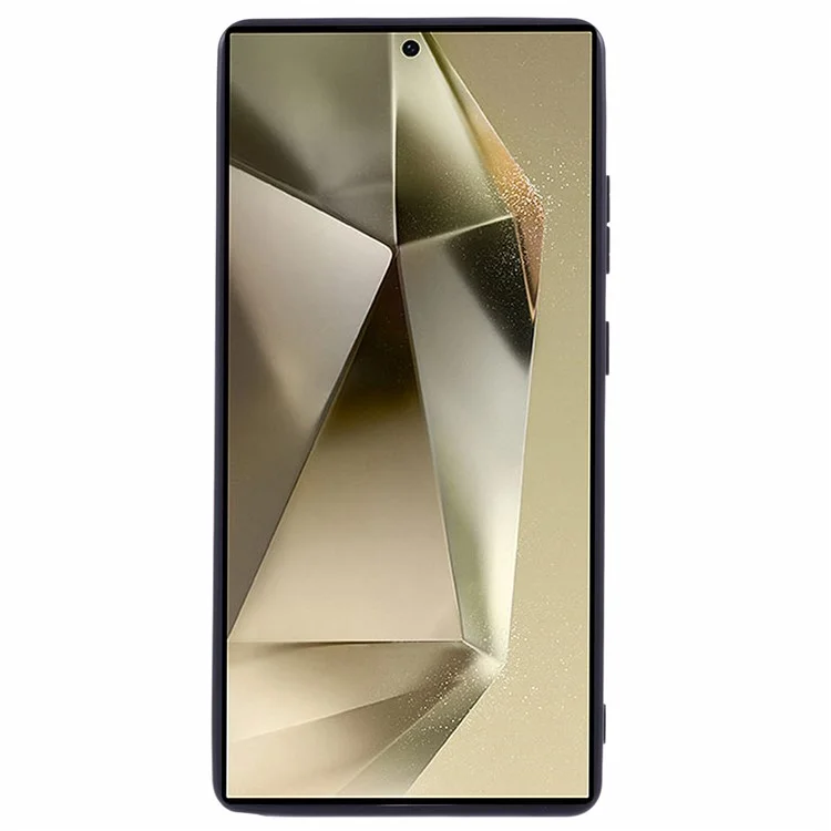 X-LEVEL For Samsung Galaxy S25 Ultra Phone Case Leather Coated PC TPU Back Cover with Metal Kickstand - Grey