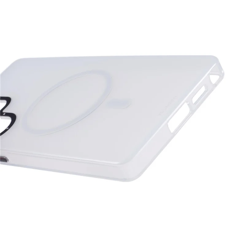 YOUNGKIT Custodia opaca per Samsung Galaxy S25 Ultra compatibile con MagSafe, in PET TPU antiurto - Bianco