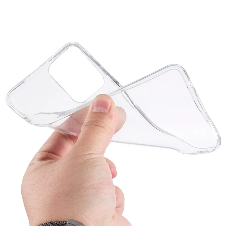 Custodia per Motorola Moto G34 5G / G45 5G, senza filigrana, in TPU trasparente da 2,0 mm.