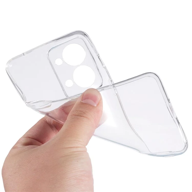 For OnePlus Nord 2T 5G Case Watermark-Free 2.0mm Clear Phone TPU Cover