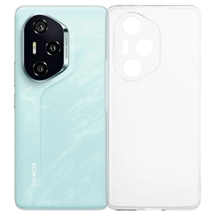 For Honor 300 Pro Klare Handyhülle Wasserfleckenresistente TPU-Rückseite