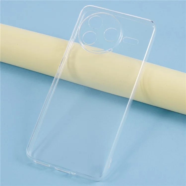 Für Xiaomi Redmi K80 5G klare Handyhülle, wasserbeständige TPU-Rückseite