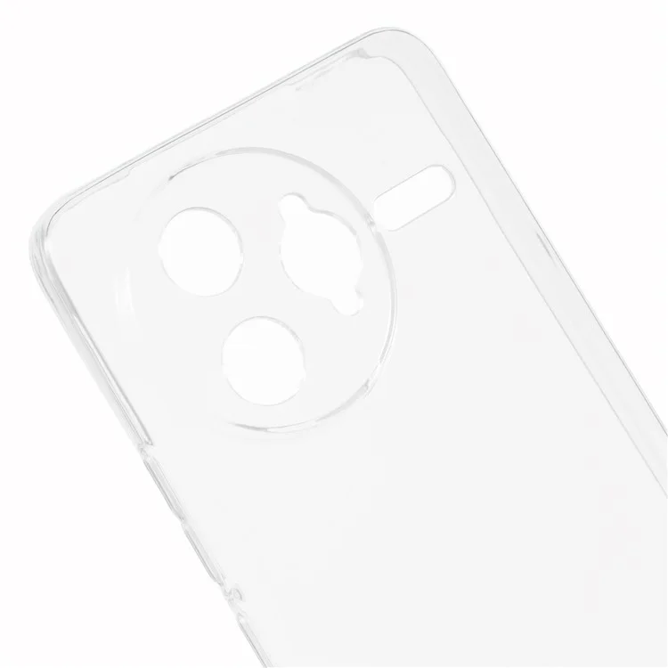 Für Xiaomi Redmi K80 Pro 5G transparente Handyhülle, wasserresistente TPU-Rückseite
