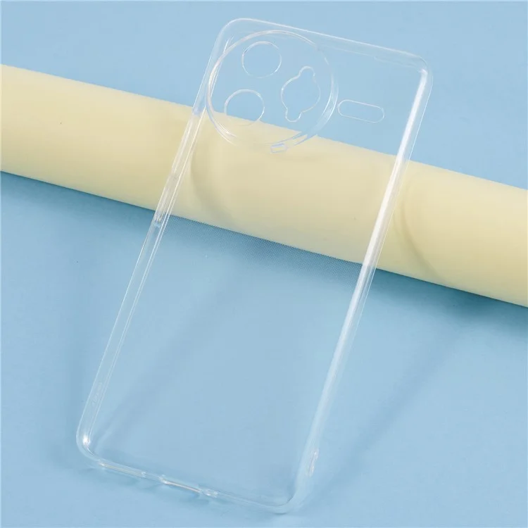 Für Xiaomi Redmi K80 Pro 5G transparente Handyhülle, wasserresistente TPU-Rückseite